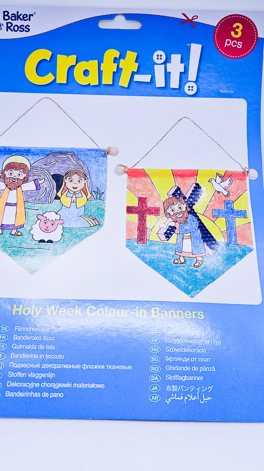 Set banner „Holy Week” – 3 bucăți