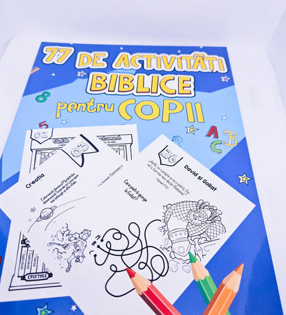 77 de activități biblice pentru copii