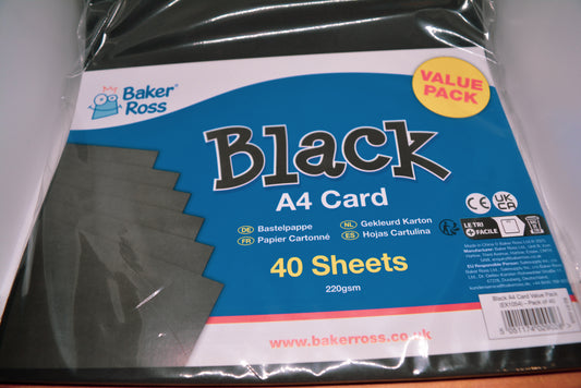 Coli cartonate negre – Set 40 buc