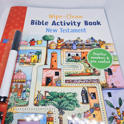 Bible activity book New Testament-Wipe/Clean