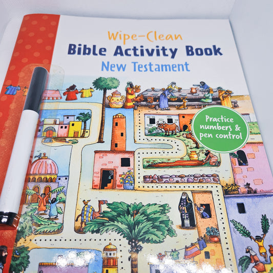 Bible activity book New Testament-Wipe/Clean