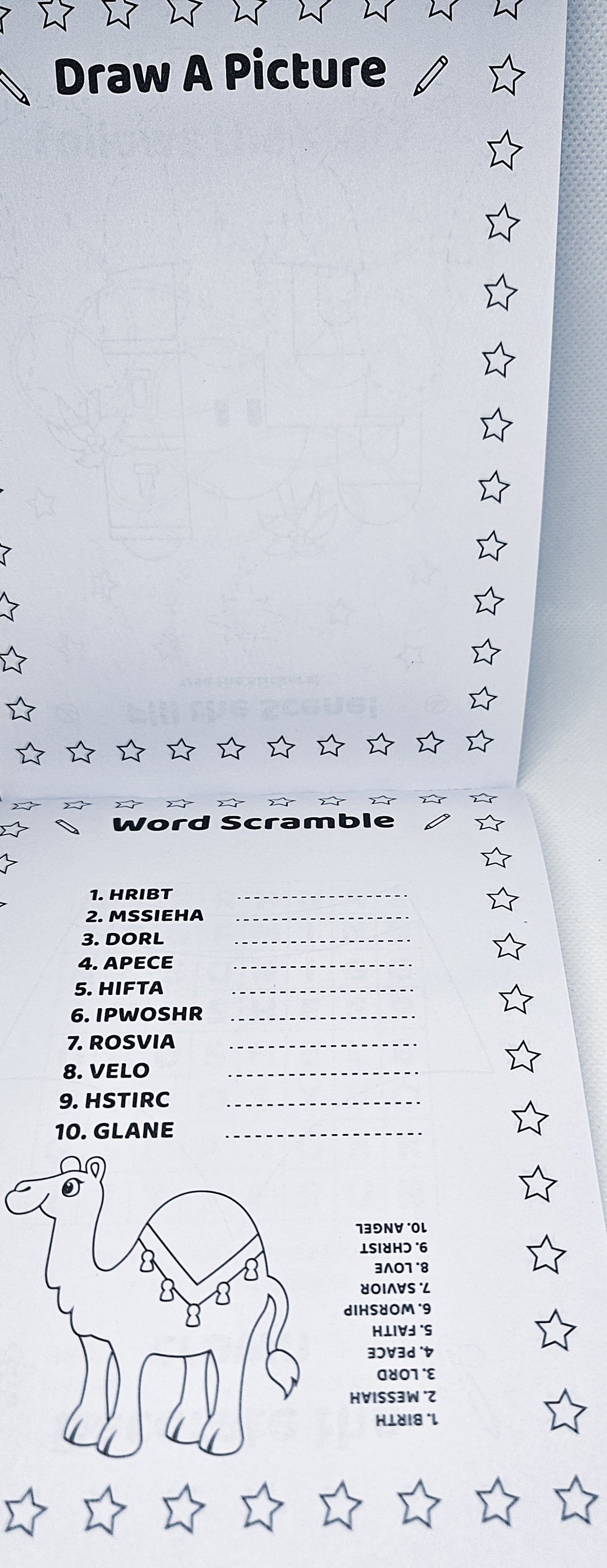 Cărticică cu activități- Nașterea lui Isus