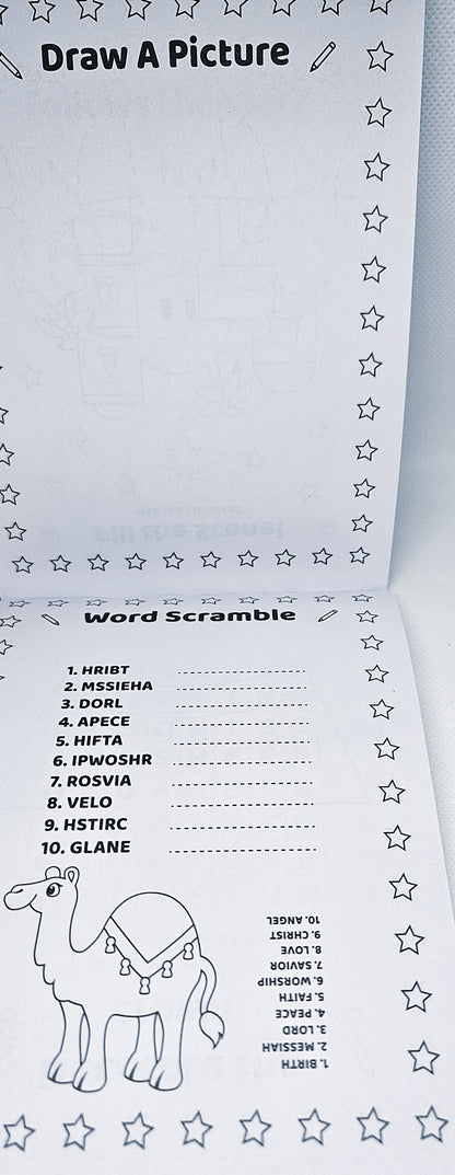 Cărticică cu activități- Nașterea lui Isus