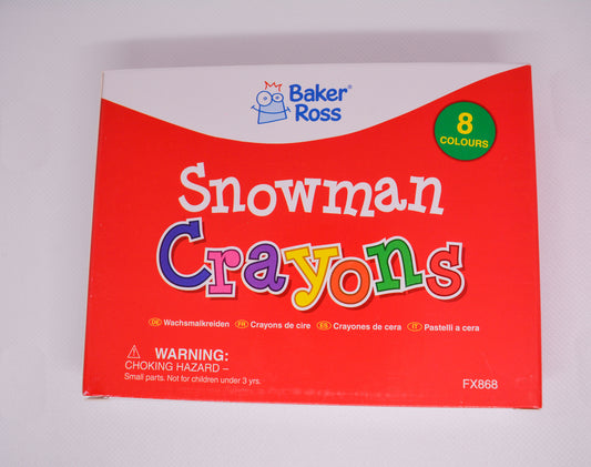 Creioane cerate în formă de omuleți de zăpadă