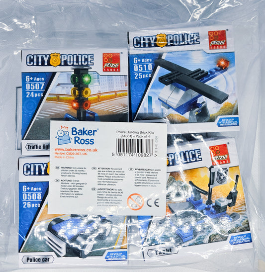 Set Lego: 4 vehicule de poliție